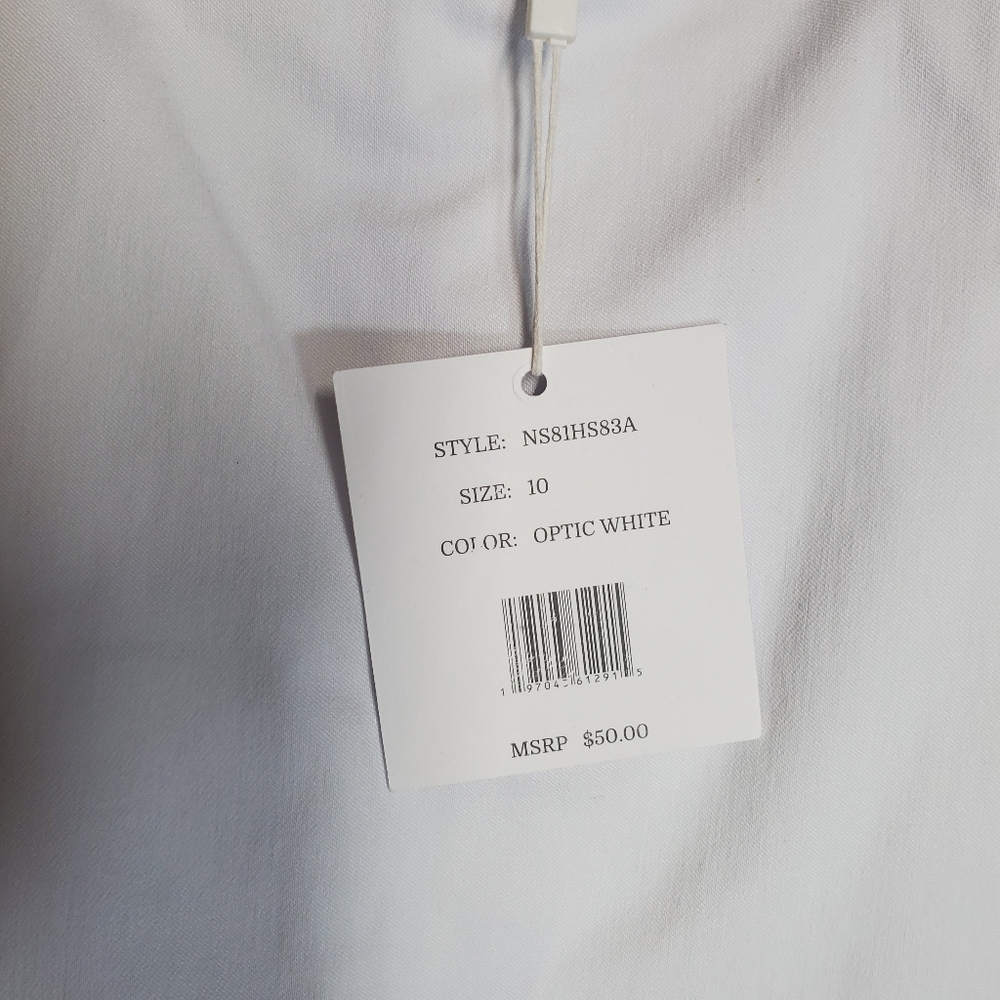 NWT Zac & Rachel White Skort Size 10 - Picture 2 of 6